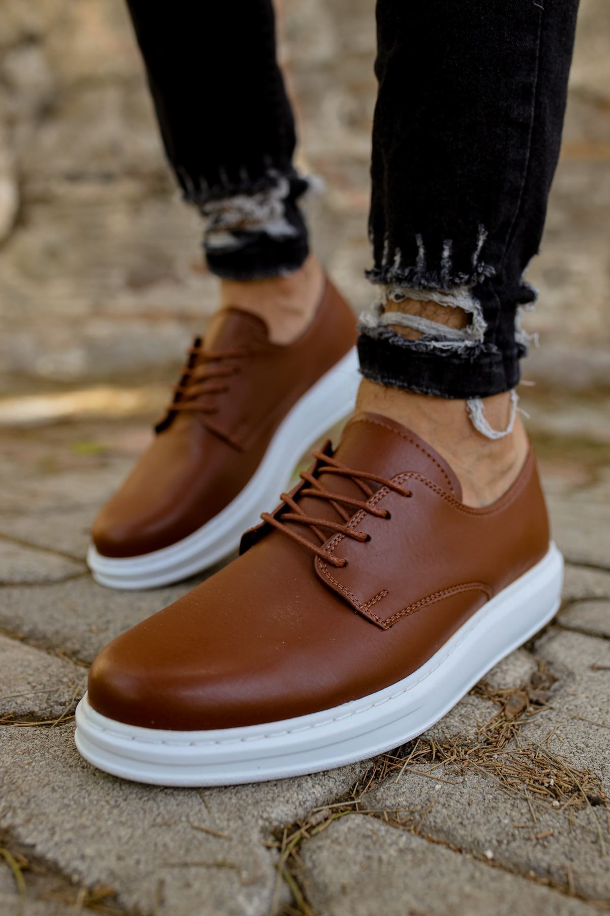 Pelle Classica – Cognac · weiße Sohle