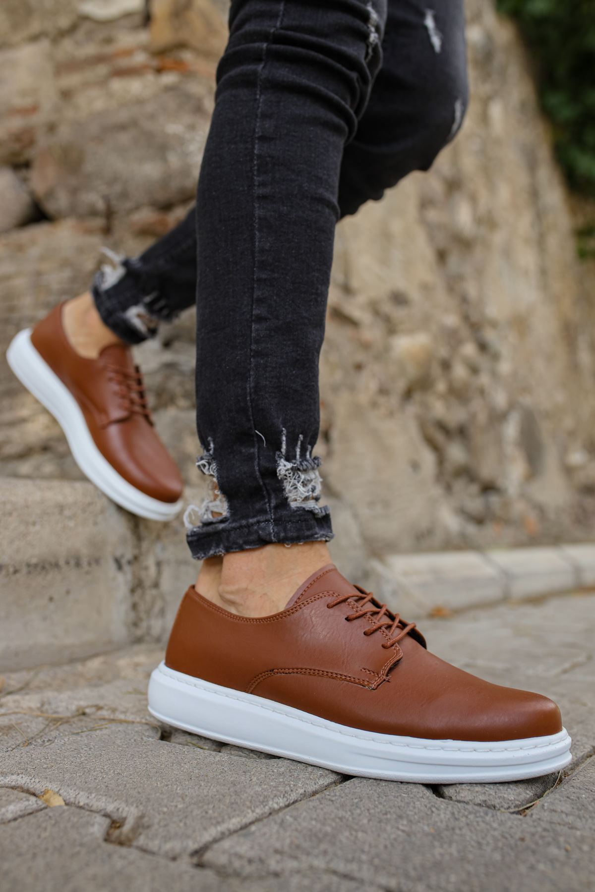 Pelle Classica – Cognac · weiße Sohle