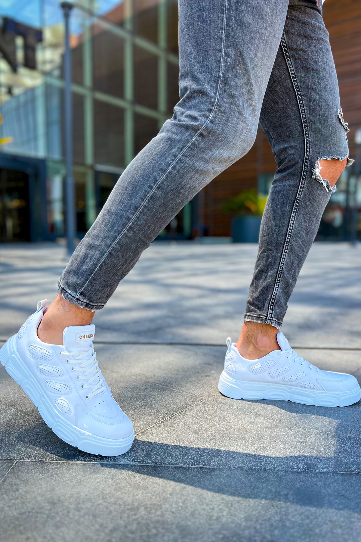 Cronus – Weiß · weiße Sohle