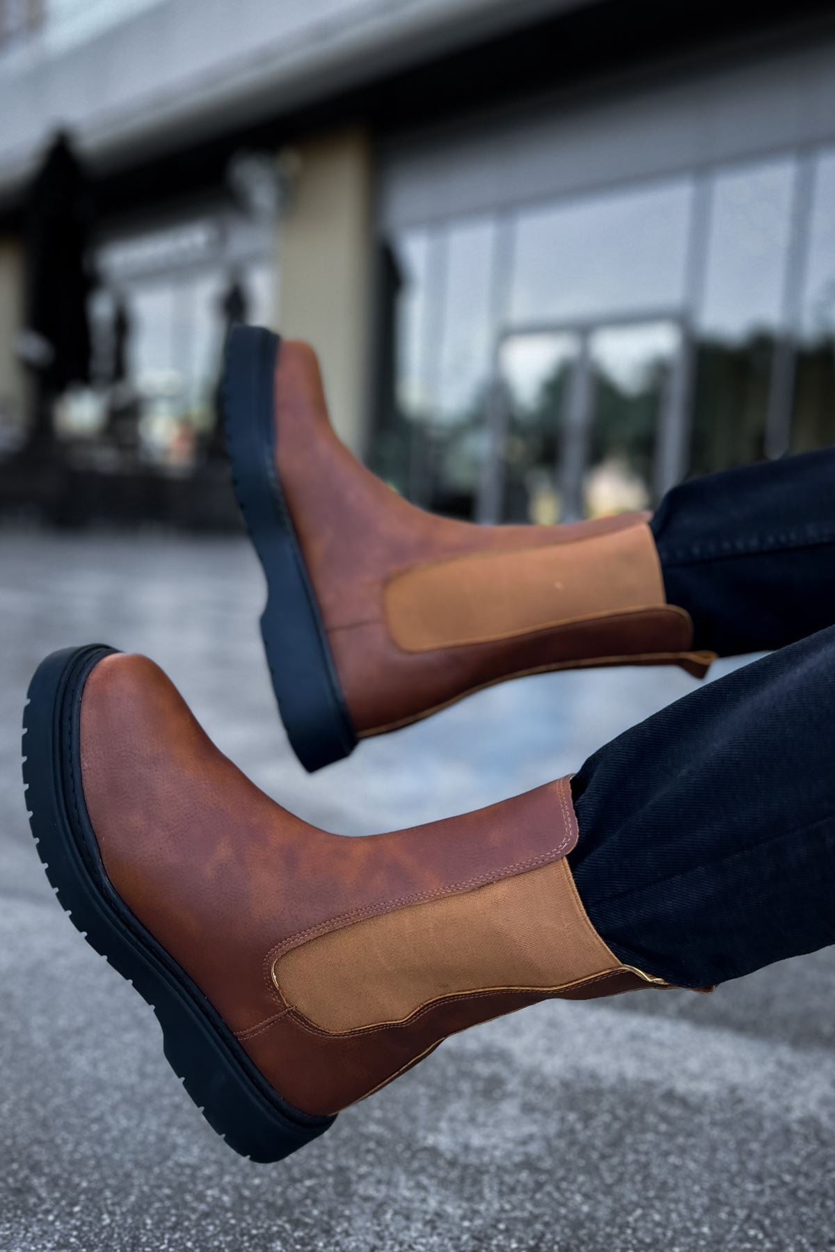 Cognac · schwarze Sohle