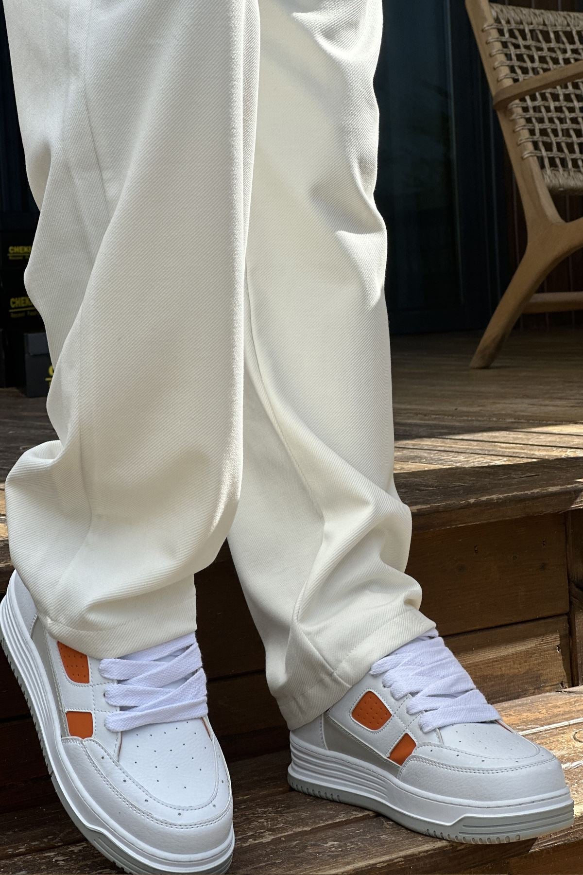 Avax – Weiß/Orange