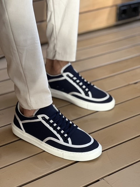 Navy/Weiß