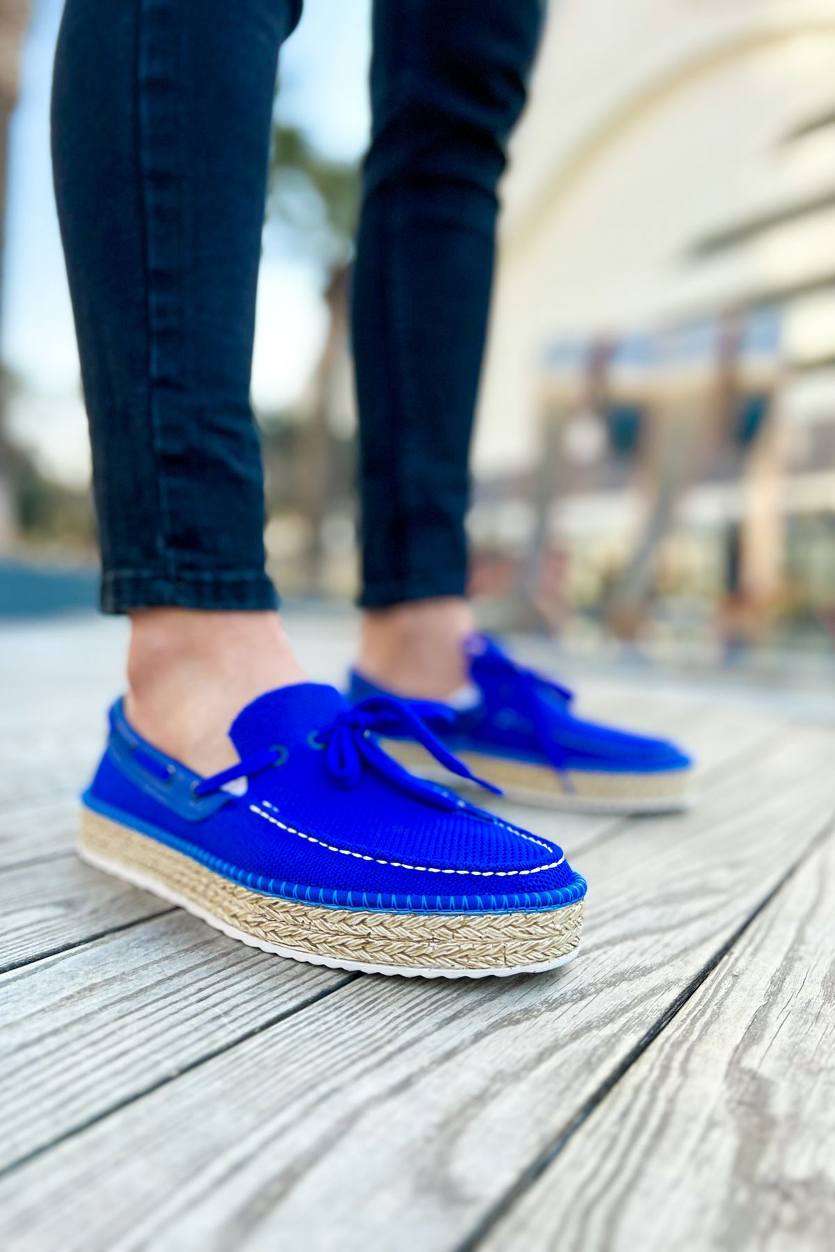 Espadrille – Blau